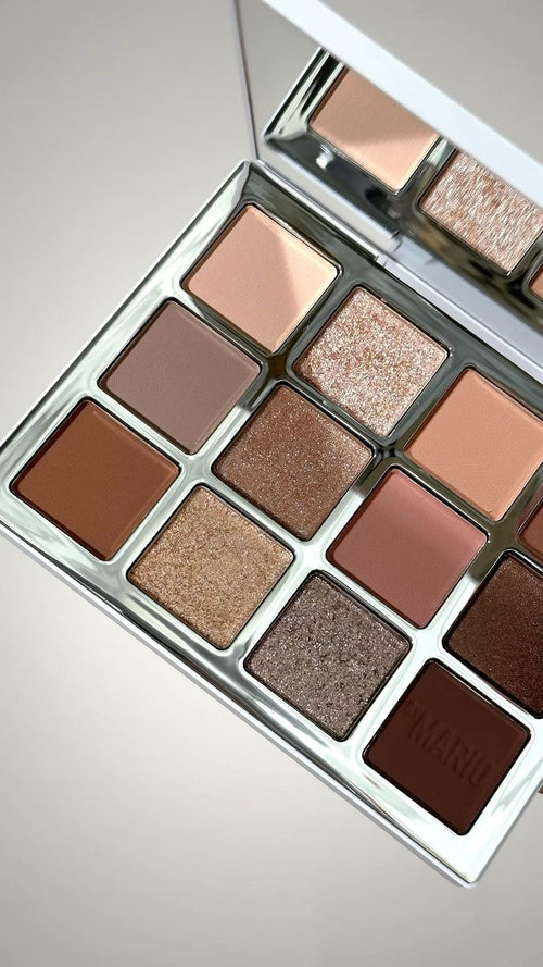 Palette Contouring Matte 12 Teintes – Bronzer, Highlighter & Fard à Paupières